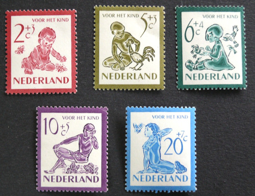 Timbres pays bas 1950 yvert - timbres,