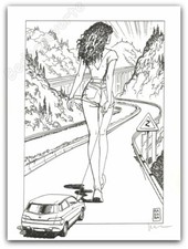 Affiche Milo MANARA Filles et