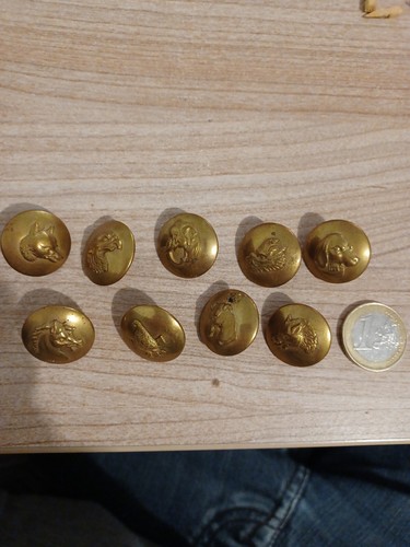 Lot boutons chasse - 9,