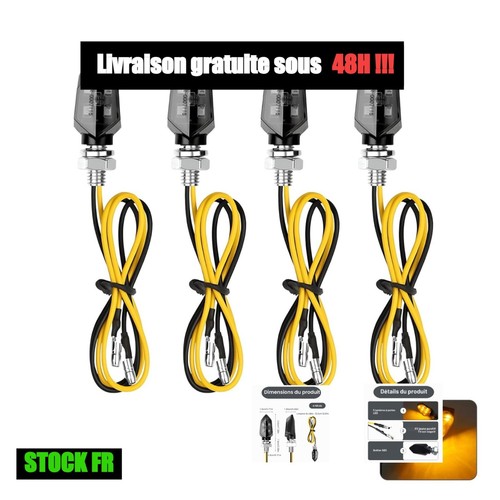 Clignotants moto led 12v - led,