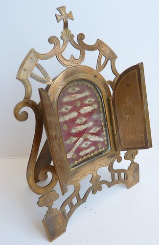 Reliquaire métal 19e - , siècle