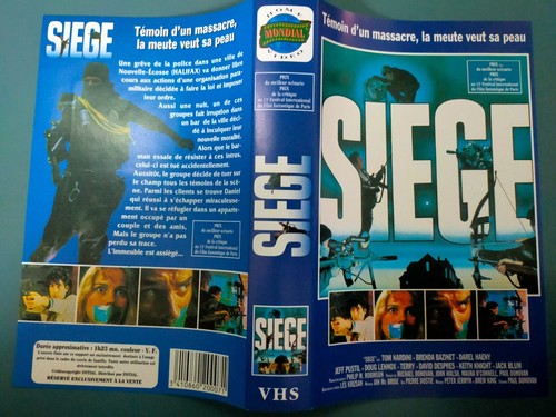 Jaquette vhs seule siege - ,