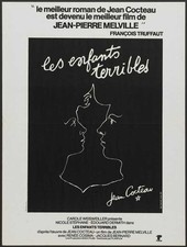Affiche noir et blanc du film Les Parents terribles (69 x 102 cm