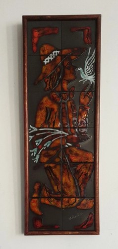Tableau plaque carreaux - plaque,