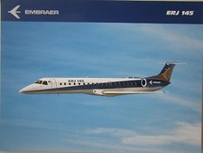 DOCUMENT PUB RECTO VERSO EMBRAER ERJ 145 TWIN TURBOFAN REGIONAL AIRLINER