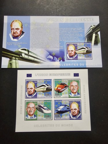 Timbre congo winston churchill - congo,