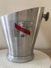 Original ancien Seau à glace CHAMPAGNE MUUM argenté -Occasion