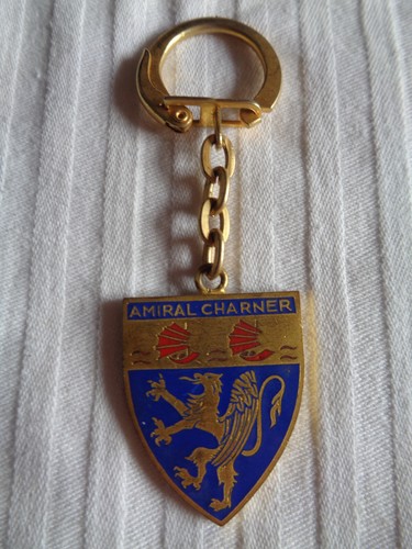 Porte cle metal - metal, emaille