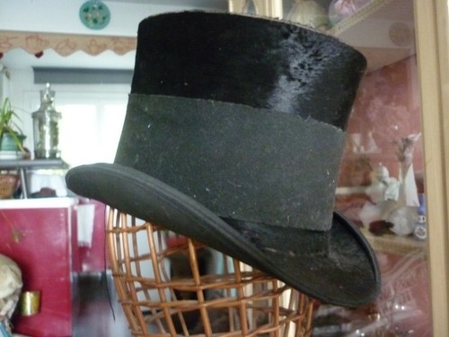 Ancien chapeau haut forme - ancien, de