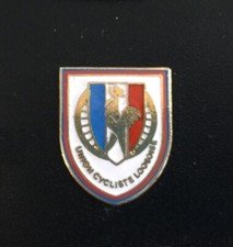 PIN'S PIN COQ DRAPEAU FRANCE VELO CYCLISME UNION CYCLISTE LOOSOISE 59 NORD 