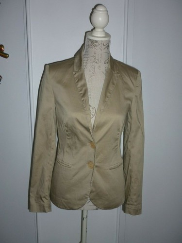 Veste tailleur blazer beige - veste,