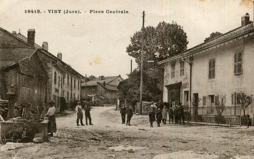 Carte viry jura place - carte, centrale
