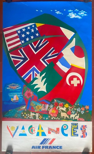 Affiche tourisme air - affiche,