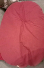 Panier Coussin pour chat et chien, couleur Rouge et Beige 70 × 55 cm 