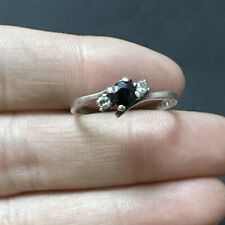 Bague En Argent Massif 925 Jonc Alliance Anneaux Créateur trio de pierre