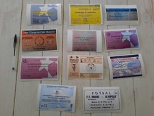 Lot 11 Photos Ticket Billet Tous les matches de l'OM 93 Ligue des Champions