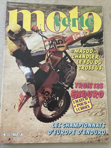 Moto verte 1980 - verte,