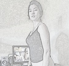 Lot 12 photos 10x15 charme woman hot sexy Femme pinup foto  089 ASIAN COUPLE