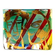 VASE Verre Ancien JEAN-PAUL VAN LITH à BIOT, verrerie/monod/picass/brice...