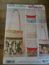 8572 PATRON SIMPLICITY 7 CREATIONS  SACS CABAS TAILLE UNIQUE 