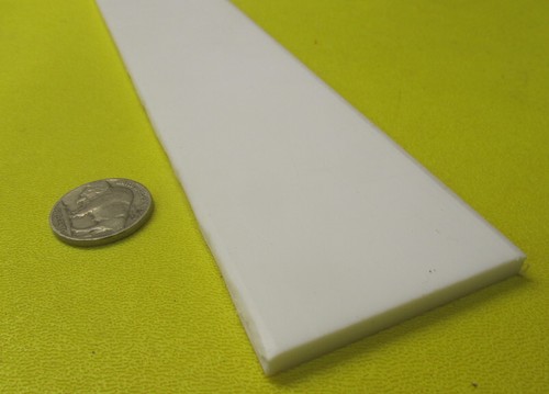Teflon ptfe virgin bar - ptfe, 3/16"