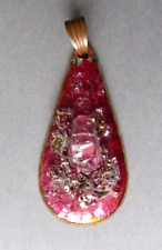 Pendentif en émail de Limoges bijou ancien  signé Camille FAURÉ