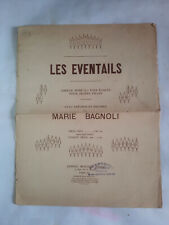 Les éventails Marie Bagnoli Partition Danse avec théorie