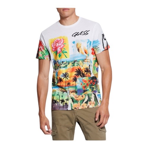 Guess homme shirt blanc - homme, t-shirt