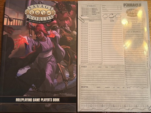 Savage worlds swade character - savage,