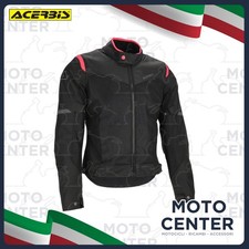Veste Moto Femme Estivale Acerbis Ce Ramsey Vent 2.0 Noir Rose Taille L