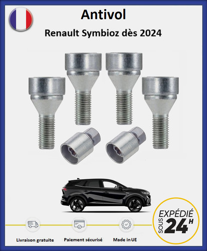 Ecrous antivol roues - de,