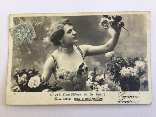 Cpa fantaisie jeune femme - fantaisie,