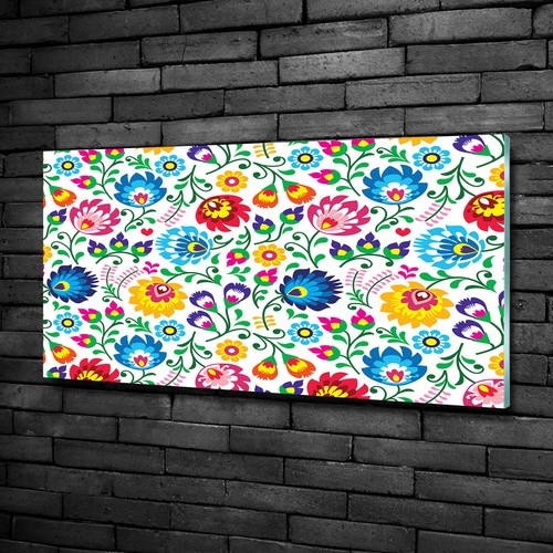 Tulup tableau sur verre - tableau,