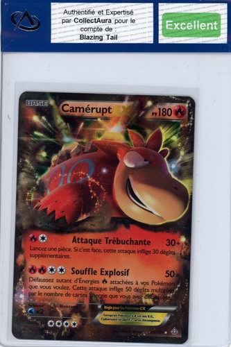 Carte pokémon camérupt - carte,