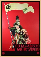 GIOSTRA del SARACINO 1959 Rojk - POSTER HQ 50x70cm d'une AFFICHE VINTAGE