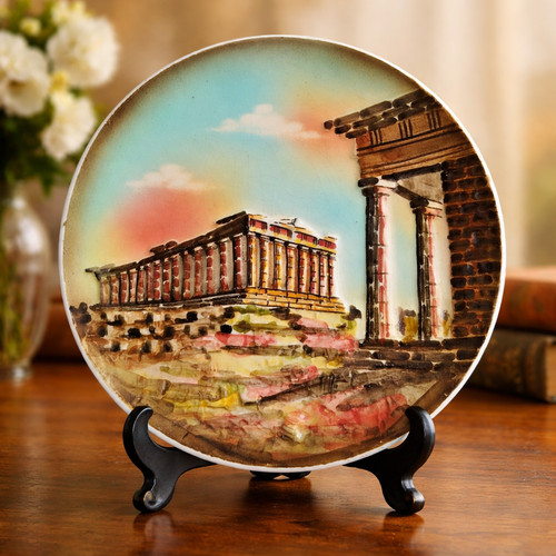 Assiette souvenir grèce - souvenir,