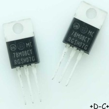 MC78M08CTG Régulateur +8V 500mA TO-220 ONS (lot de 2)