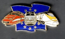 TRAIN _  TGV  __Drapeau Europe