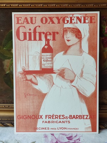 Ancienne affiche publicitaire - affiche,