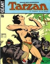 RARE EO 1973 TARZAN GÉANT TRIMESTRIEL N° 16 RUSS MANNING + RARE POSTER ENCARTÉ