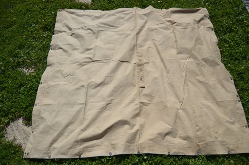 Poncho toile tente tampon - poncho,