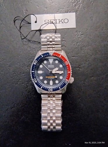 Seiko boîtier argenté - 42, mm