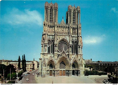 Carte postale reims - carte, 51