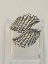 Bague vintage argent massif sterling silver ring art deco