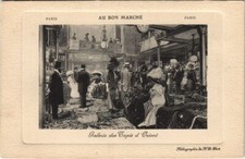 CPA PARIS AU BON MARHCE