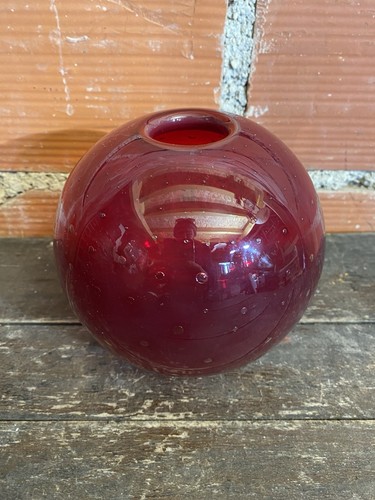 Vase boule ancien murano verre - ancien,