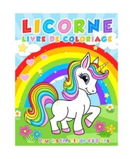 Licorne livre coloriage - licorne,