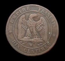 Napoléon III, 10 Centimes 1855 W Lille 