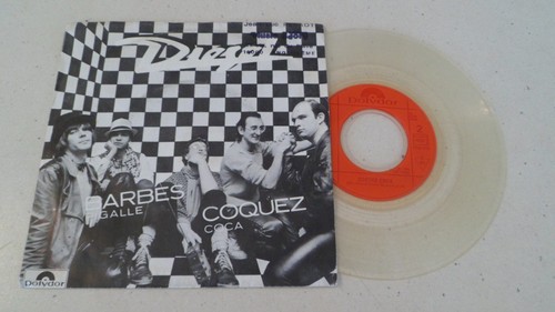 Vinyle blanc 45t groupe - vinyle, du