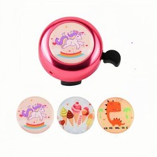 Sonnette de vélo pour enfants filles garçons et adultes - Avec 3 autocollants...